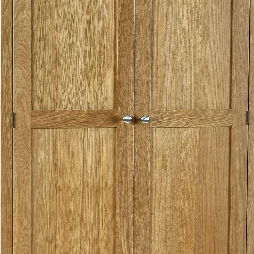 Mallory Combination Wardrobe - Light Brown - MAL260