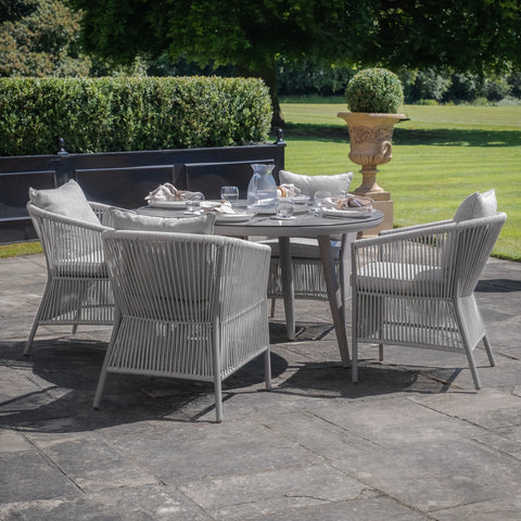 Maldives 4 Seat Round Dining Set