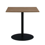 Manhattan Square Table 800 x 800mm - Light Walnut - Image 2