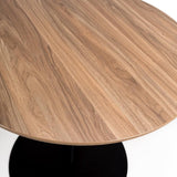 Manhattan Round Table 800mm - Light Walnut - Image 2