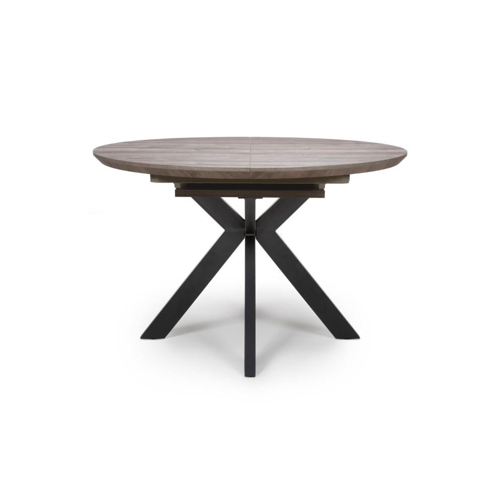Manhattan Extending Round Table 1200-1600mm - Grey - Main Image