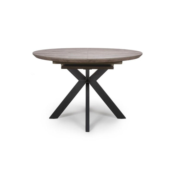 Manhattan Extending Round Table 1200-1600mm - Grey - Main Image