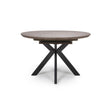 Manhattan Extending Round Table 1200-1600mm - Grey - Main Image