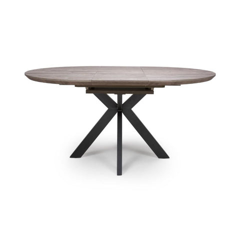 Manhattan Extending Round Table 1200-1600mm - Grey - Image 2