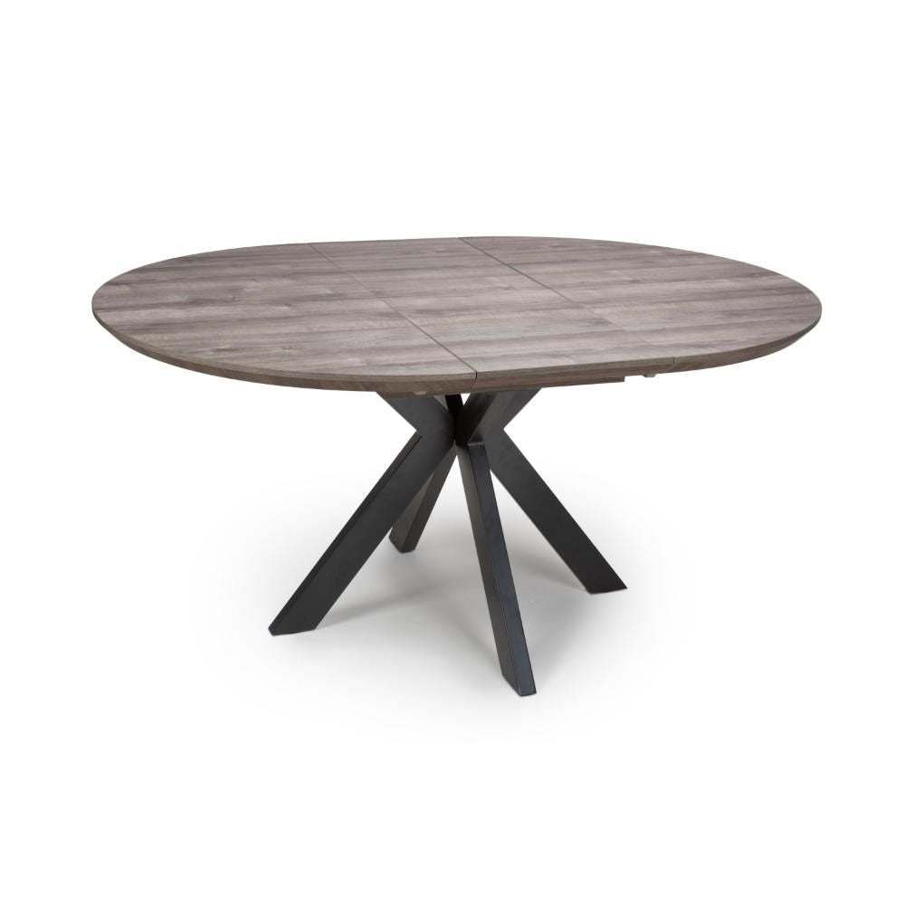 Manhattan Extending Round Table 1200-1600mm - Grey - Image 3