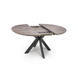 Manhattan Extending Round Table 1200-1600mm - Grey - Image 5