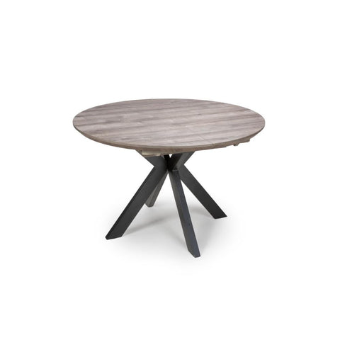 Manhattan Extending Round Table 1200-1600mm - Grey - Image 6