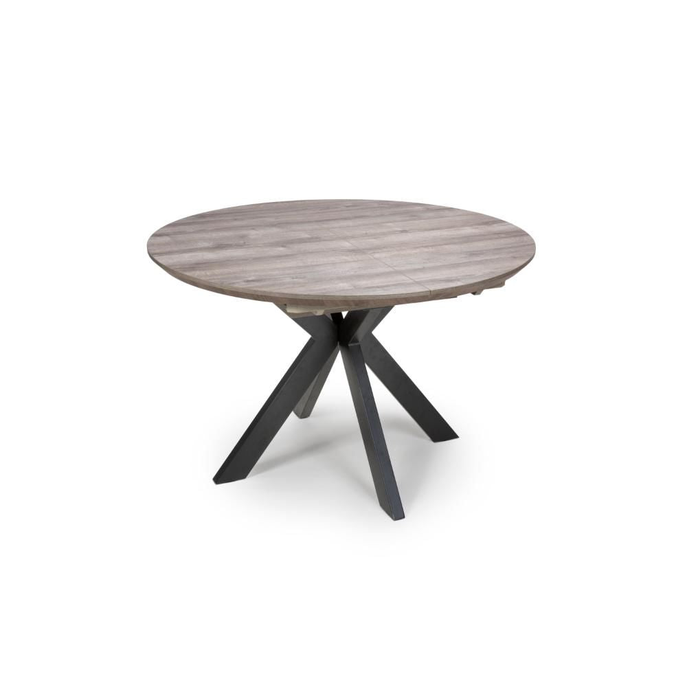 Manhattan Extending Round Table 1200-1600mm - Grey - Image 6