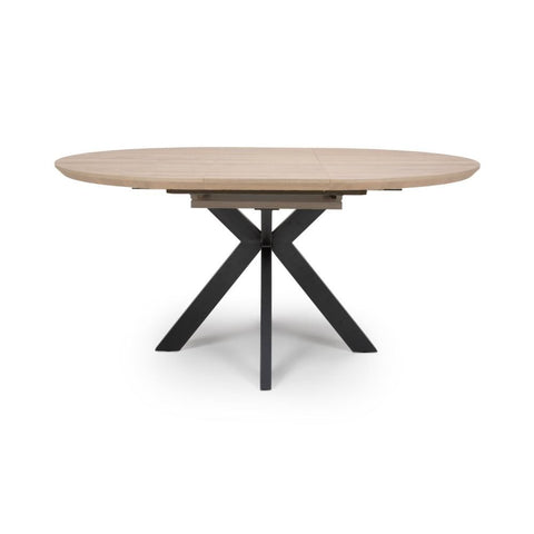 Manhattan Extending Round Table 1200-1600mm - Oak - Main Image