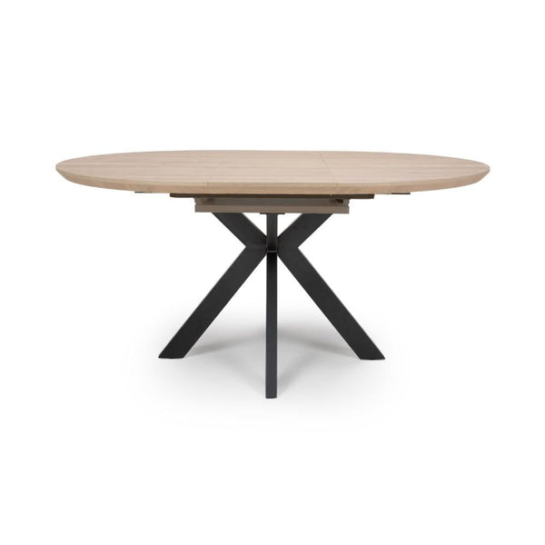 Manhattan Extending Round Table 1200-1600mm - Oak - Main Image