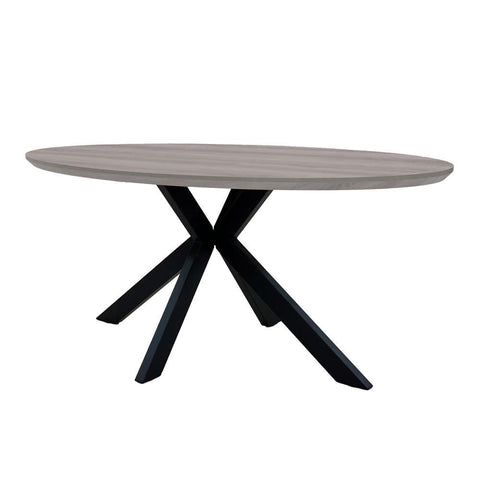 Manhattan Oval Table 1800mm - Grey - Image 2