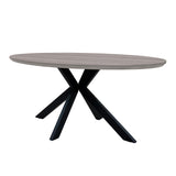 Manhattan Oval Table 1800mm - Grey - Image 2