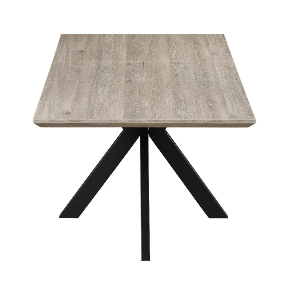 Manhattan Extending Table 1400mm - 1800mm Grey - Image 3