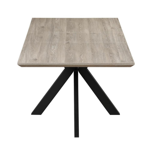 Manhattan Extending Table 1400mm - 1800mm Grey - Image 3