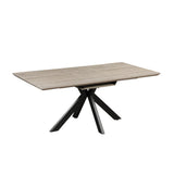 Manhattan Extending Table 1400mm - 1800mm Grey - Image 5