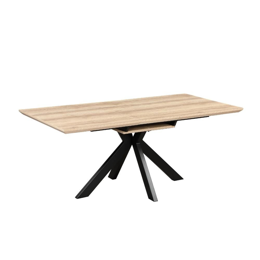 Manhattan Extending Table 1400mm - 1800mm Oak - Image 3