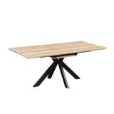 Manhattan Extending Table 1400mm - 1800mm Oak - Image 3