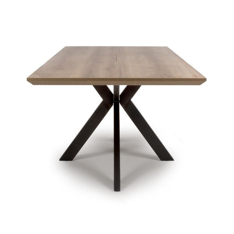 Manhattan Extending Table 1400mm - 1800mm Oak - Image 7