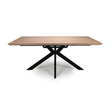 Manhattan Extending Table 1800-2200mm Light Walnut - Main Image