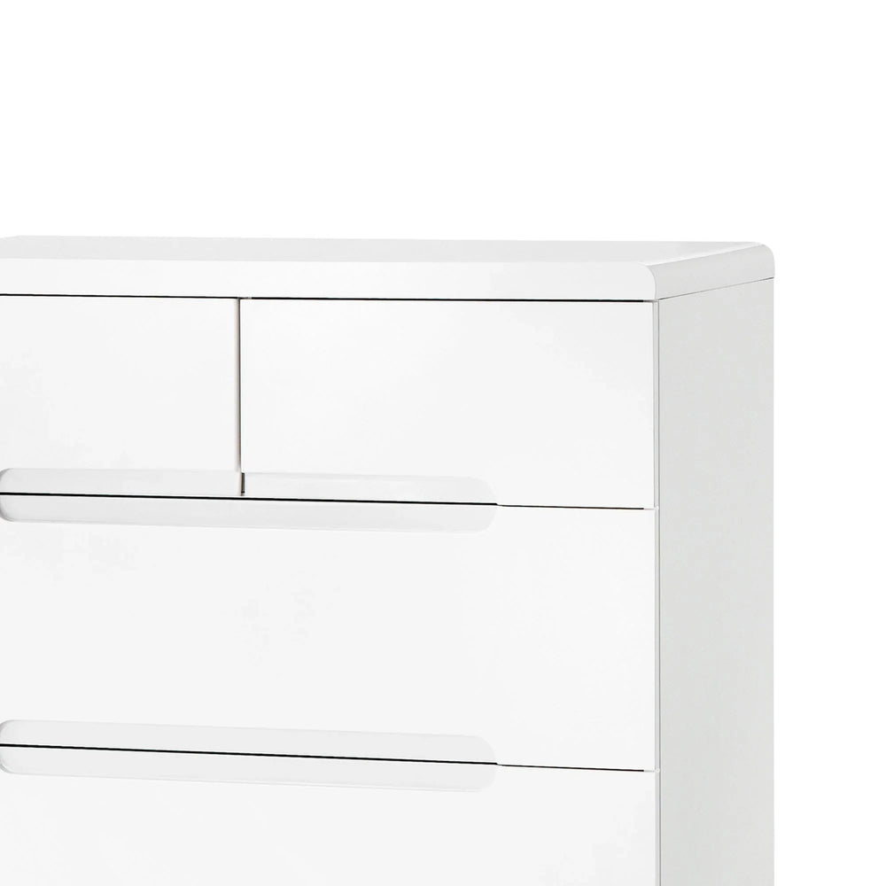 Manhattan 3+2 Drawer Chest - White - MAN203