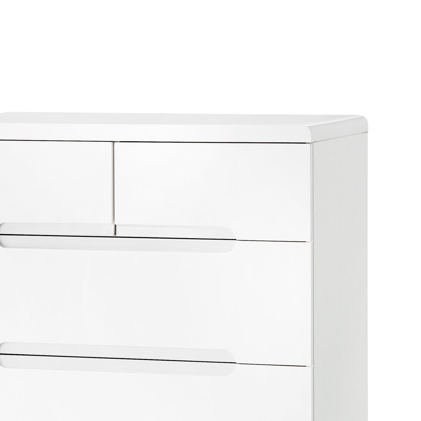 Manhattan 3+2 Drawer Chest - White - MAN203