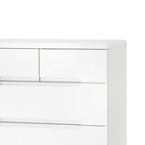 Manhattan 3+2 Drawer Chest - White - MAN203