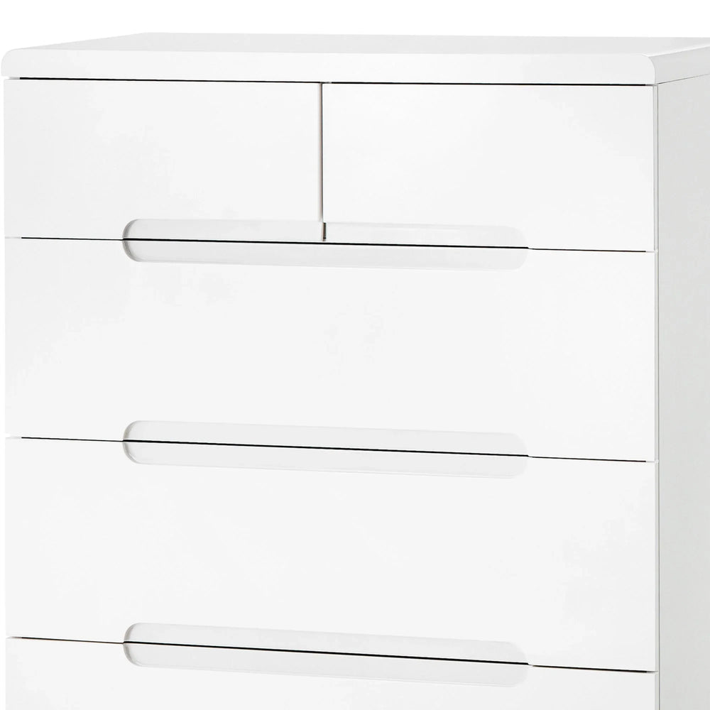 Manhattan 3+2 Drawer Chest - White - MAN203