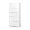 Manhattan 5 Drawer Narrow Chest - Grey - MAN804