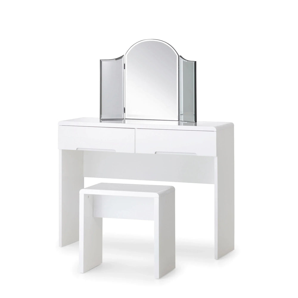 Manhattan Dressing Table With 2 Drawers - White - MAN209