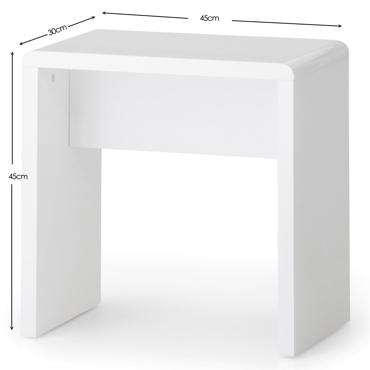 Manhattan Dressing Stool - Grey - MAN810