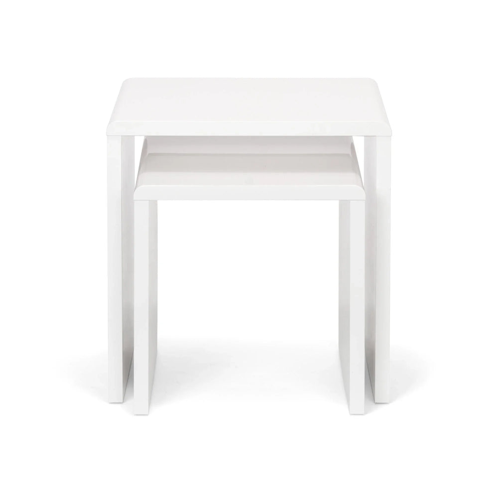 Manhattan Nest Of 2 Tables - White - MAN302