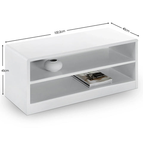 Manhattan Compact Tv Unit - White - MAN304
