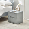 Manhattan 2 Drawer Bedside - Grey - MAN801