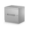 Manhattan 2 Drawer Bedside - White - MAN201