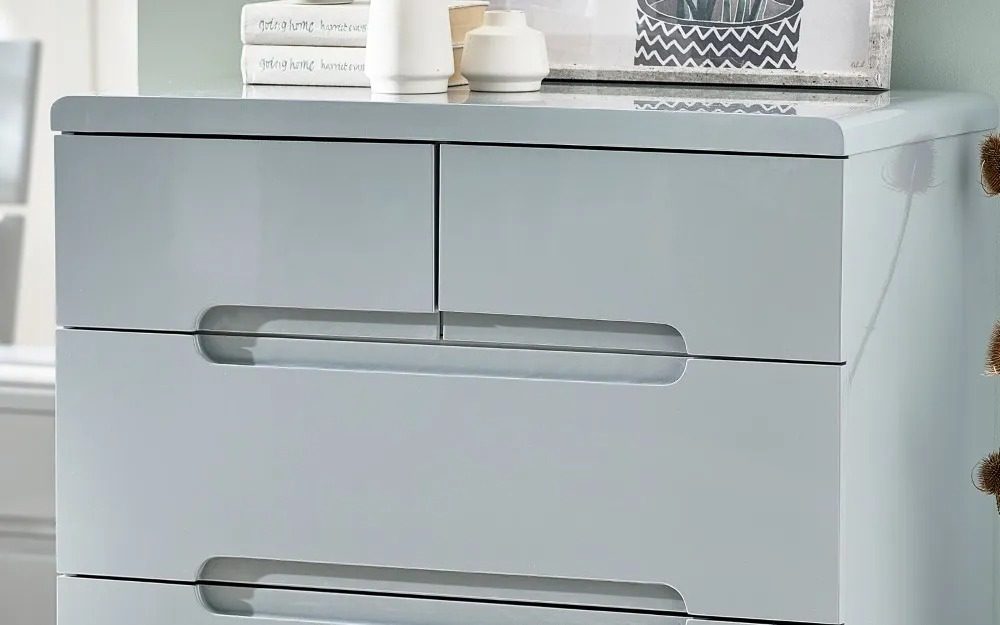 Manhattan 3+2 Drawer Chest - Grey