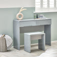 Manhattan Dressing Stool - Grey - MAN810