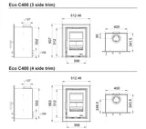 Eco C400 5.0kW Multi Fuel (Eco) - Technical Drawing