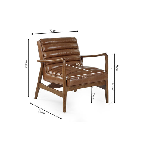 Marshall Accent Chair - Brown - MAR001
