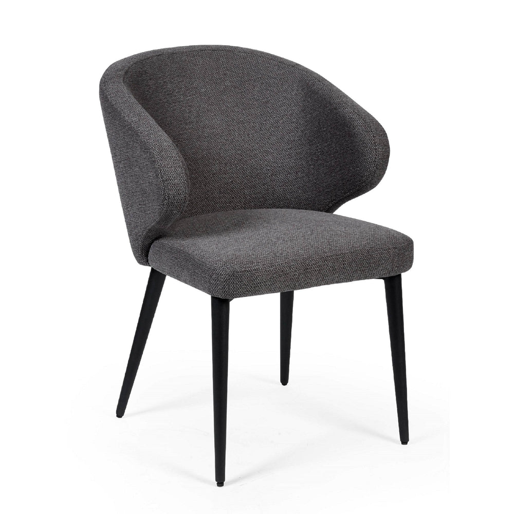 Marcus Dining Chair (Set of 2) - Dark Grey - MAR105