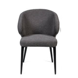Marcus Dining Chair (Set of 2) - Dark Grey - MAR105