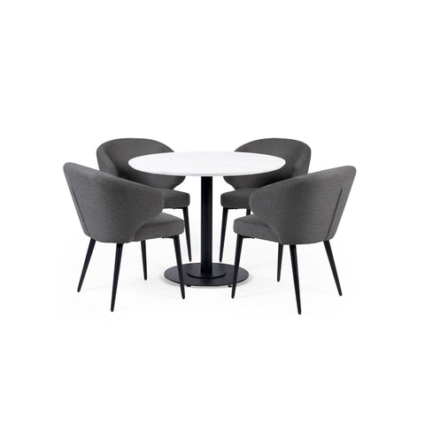 Marcus Dining Chair (Set of 2) - Dark Grey - MAR105