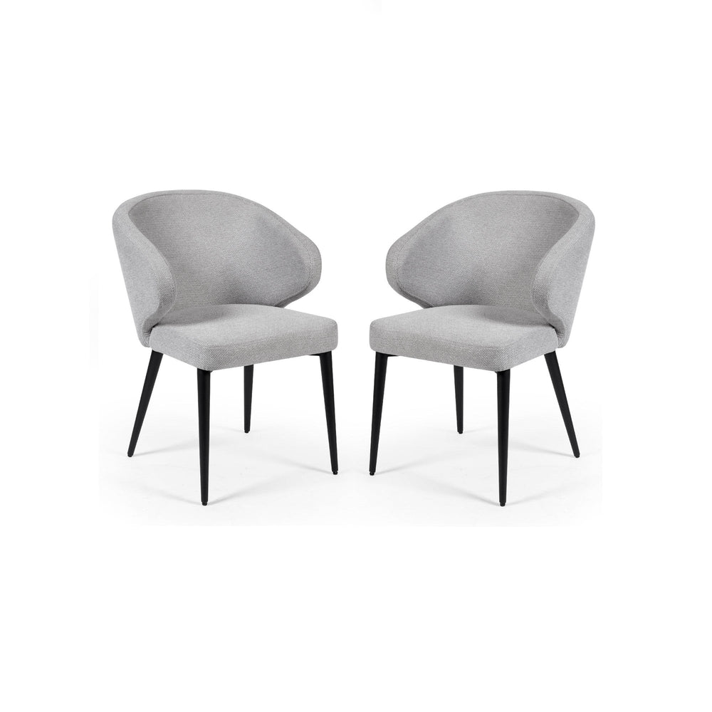 Marcus Dining Chair (Set of 2) - Dark Grey - MAR105