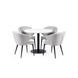 Marcus Dining Chair (Set of 2) - Dark Grey - MAR105