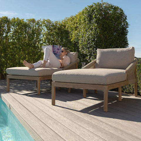 Martinique Sunlounger Set With Side Table