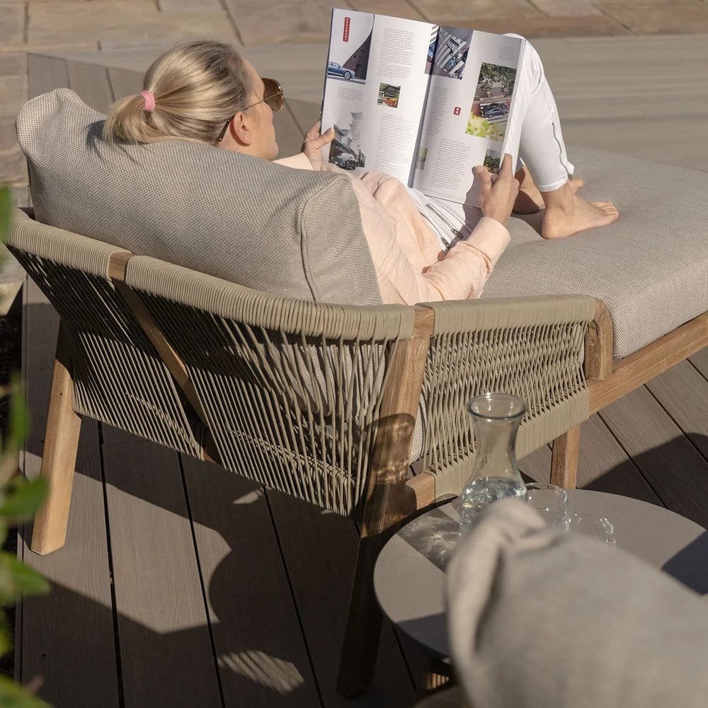 Martinique Sunlounger Set With Side Table