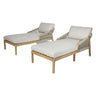 Martinique Sunlounger Set With Side Table