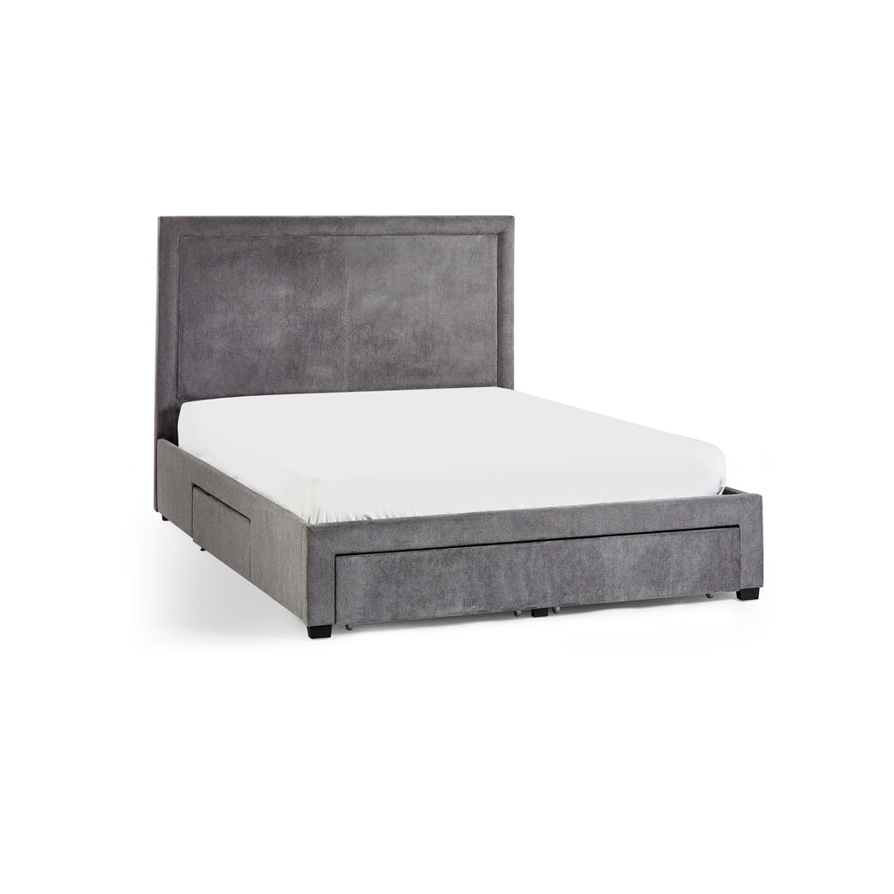 Mayfair 4 Drawer Storage Bed - Grey / Double - MAY001