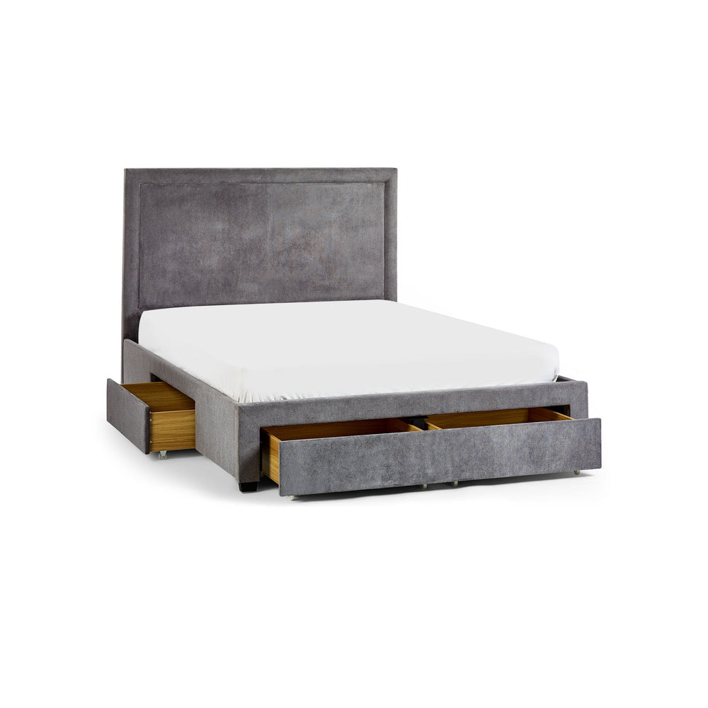 Mayfair 4 Drawer Storage Bed - Grey / Double - MAY001