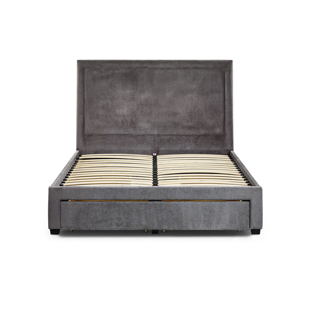 Mayfair 4 Drawer Storage Bed - Grey / Double - MAY001