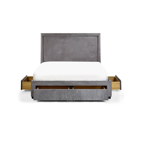 Mayfair 4 Drawer Storage Bed - Grey / Double - MAY001